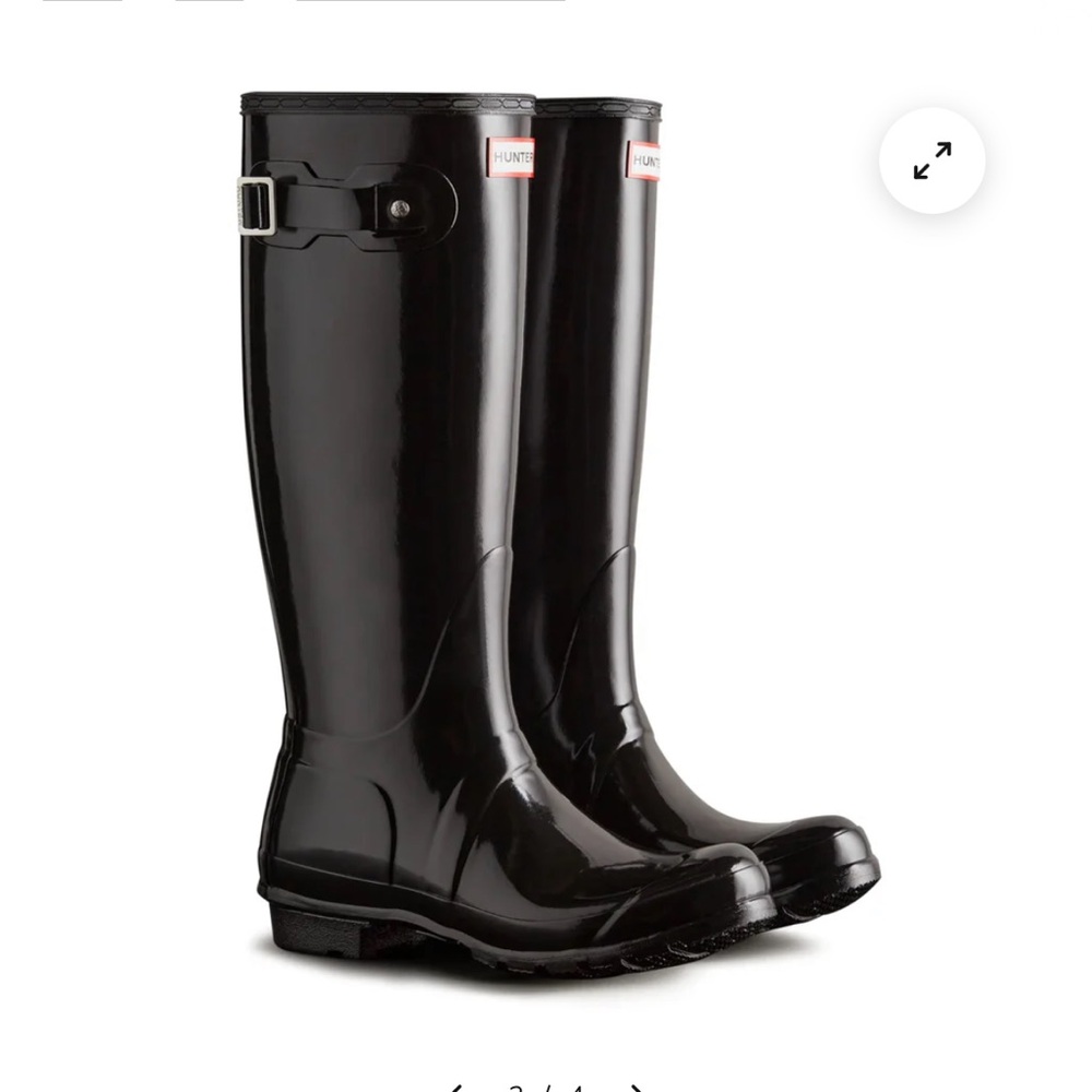 Hunter original tall gloss rain boots